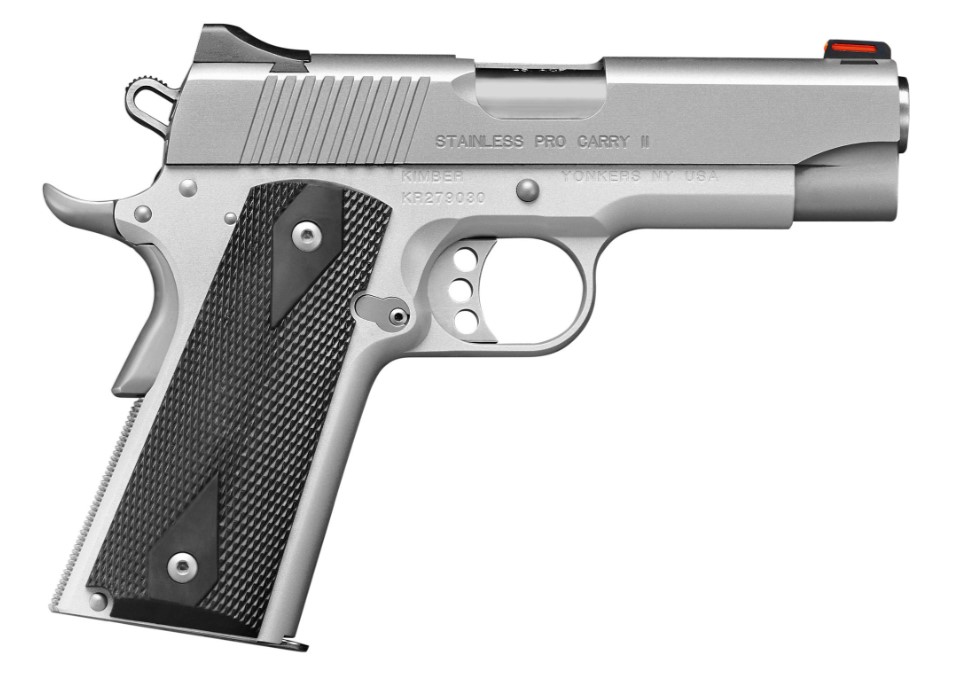 KIMBER STAINLESS PRO CARRY II 1911 .45 ACP 5IN BARREL 7RD 3200052CA - Taurus Savings